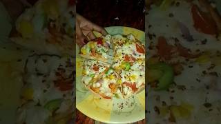 Pizza recipe maicroweve home made Dominos akriti pandey home kitchen 😋🔥😋😋 [upl. by Nirro]