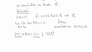 Función fz  1  ezz2  1z analítica en C [upl. by Atsirtal]