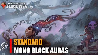 CACOPHONY Top Deck  Mono Black Auras  MTGA Strixhaven  Standard BO1 amp BO3 [upl. by Fleck]