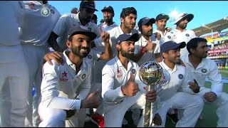 India awarded ICC Test Championship Mace [upl. by Uaeb]