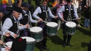 Lomond amp Clyde Pipe Band Drum Corps  Adrian Hoy  Sat MSR 2019 WPBC [upl. by Buddy476]