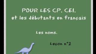 Le nom commun  le nom propre  Leçon de CP CE1 learn French [upl. by Barber]