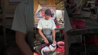 Stingray fish cutting food fishcutting cooking asmr streetfood asmr shorts seafood fishing [upl. by Tamberg]