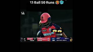 Yashsvi jaiswal 13 ball 50 run 💥 Destroyed whole kkr ipl 2024 foryou ipl ipl2024 cricket shorts [upl. by Eetnod942]