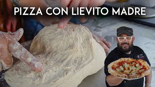 Ricetta Pizza Napoletana con LIEVITO MADRE del Maestro Santucci [upl. by Onin432]