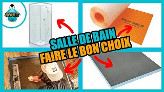 Natte détanchéité désolidarisation SELSPEC bac maçonné receveur à carreler CHOIX SALLE DE BAIN [upl. by Einafats]