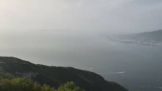 View from Monte Faito to sea and Vesuvio 08092024 [upl. by Holtorf]