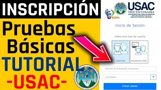 🔴Cómo Inscribirme a las PRUEBAS DE CONOCIMIENTOS BÁSICOS USAC 2023  Tutorial Completo Paso a Paso💻 [upl. by Earised]