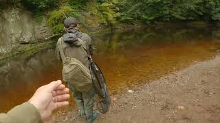 salmon prawning river ayr [upl. by Danby]