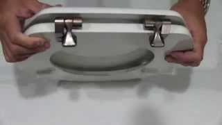 Mayfair 44OR 000 Molded Wood Toilet Seat with Oil Rubbed Bronze Hinges Unboxing [upl. by Fazeli]