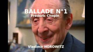 CHOPIN  Ballade n°1 Horowitz [upl. by Isewk483]