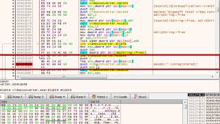 How to crack Bigasoft Total Video Converter and remove the trial limitations using x64dbg [upl. by Annwahs]