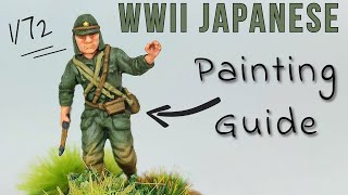 172 WW2 Japanese Infantry Painting Guide  Pacific War  20mm Wargaming [upl. by Esilrac]