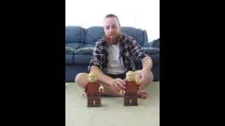 Giant Wooden Lego men [upl. by Fording776]