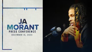 Ja Morant Press Conference  12152023 [upl. by Accire]