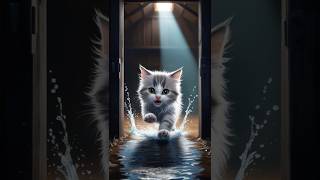 Whiskers Brave Escape 🐈 🐾 A Tiny Heros Journey 🐱🌟 lifelessons catlovers motivation cat [upl. by Ahsiliw]