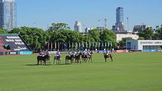 Abierto de Polo de Palermo 2024 Ellerstina 21  La Zeta 11 presentacion equipos [upl. by Aipotu]