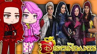 Descendants 4 The Rise Of Red React To Descendants  Full Ver  Gacha react [upl. by Noret]