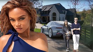 Tyra Bankss SON Baby Father Family House amp Net Worth [upl. by Esoryram]