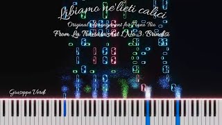 Verdi Libiamo nelieti calici  Arranged for Piano Trio  Original Arrangement [upl. by Rebna]