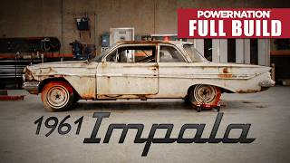 Full Build From Rusted Out 1961 Chevy Impala to Revved Up Red Sled [upl. by Bubalo]