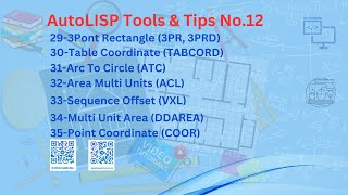 12AutoLISP Tips No29 To 35 [upl. by Acinomed]