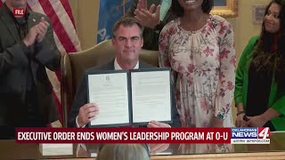 Executive Order ends womens leadership program at OU [upl. by Phaedra571]