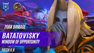 206K DAMAGE BATATOVISKY SAATI PALADINS COMPETITIVE DIAMOND WINDOW OF OPPORTUNITY [upl. by Early]