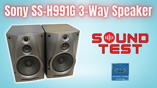 Sony SSH991G Speaker Sound Test [upl. by Eiwoh]