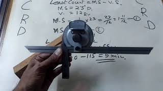 BEVEL ANGLE PROTRACTOR  बेवेल एंगल प्रोट्रैक्टर WITH EXAMPLE IN HINDI [upl. by Abert379]