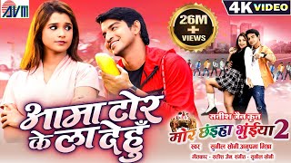 Mor Chhaiya Bhuiya 2  Cg Movie Song  Aama Tor Ke La Dehu  Deepak Elsa  Chhattisgarhi Gana  AVM [upl. by Arlinda]