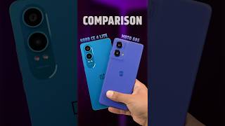 Best Phone Under 20k 🔥 Moto G85 5G vs Oneplus Nord CE 4 Lite 5G Comparison shorts moto oneplus [upl. by Enileoj]