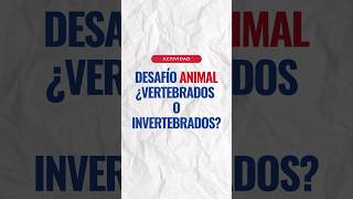 🦁VERTEBRADOS e INVERTEBRADOS 🦋 para niños 🕹 Actividad para PC o Celu juego educacion aprender [upl. by Farrington]