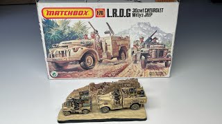 I build the Matchbox classic 176 scale Long Range Desert Group set [upl. by Alasdair75]