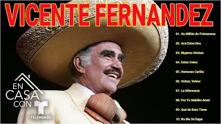 VICENTE FERNANDEZ GRANDES EXITOS  VICENTE FERNANDEZ SUS MEJORES EXITOS [upl. by Keyser920]