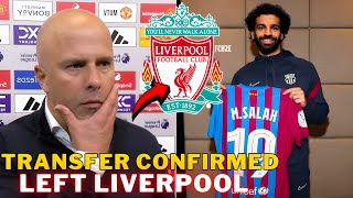 🚨OUT NOW SALAH LEFT LIVERPOOL AND SIGNED CONTRACT WITH BARCELONA FC CONFIRMED [upl. by Cousins]