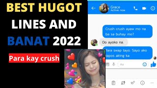 Best Hugot Lines and Banat 2022  Super Kilig Moments  para kay crush [upl. by Esalb]