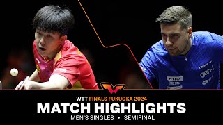 Wang Chuqin vs Darko Jorgic  MS SF  WTT Finals Fukuoka 2024 [upl. by Nivart]