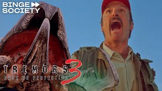 The Graboid Grabs Gummer  Tremors 3 Back to Perfection 2001 [upl. by Eenej]