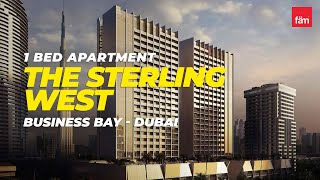 Spacious 1 Bed Apartment in The Sterling West Business Bay  Dubai [upl. by Eednyl440]