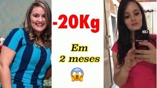 COMO EMAGRECI 20kG EM 2 MESES  como perdi peso tão rápido  Nailane Oleisak [upl. by Nostets]