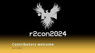 r2con2024  day 1  Contributors welcome  pancake [upl. by Branen]