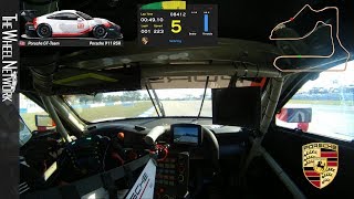 Onboard One lap in the Porsche 911 RSR at Sebring International Raceway [upl. by Nnil]