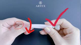 ARTEX Whisper Mini Pen Swarovski Crystal Ball Pen  迷你筆How to Work [upl. by Niveg831]