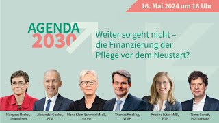 Agenda 2030 Kein Weiter so  die Finanzierung der Pflege vor dem Neustart [upl. by Ientruoc]