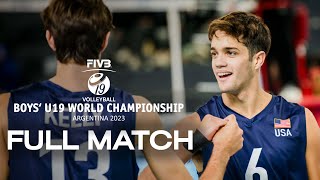 USA🇺🇸 vs PUR🇵🇷  Full Match  Boys U19 World Championship  Playoffs [upl. by Ainaznat301]