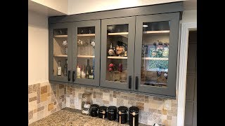 DIY Kitchen Glass Doors [upl. by Aliakim115]