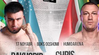 Jonli efir Bakhodir Jalolov vs Chris Thompson [upl. by Eceryt100]