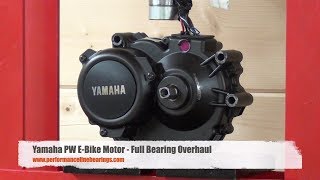 Yamaha PW Motor Bearing Overhaul [upl. by Lierbag]