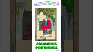 9000 Soluciones 59 Rompecabezas Matemático de Pentóminos Shorts puzzlegames [upl. by Ellison761]